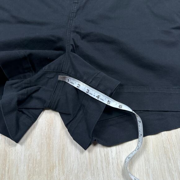 Torrid Black Stretch Casual Shorts 4X Plus Elastic Waist Pockets Tie Front - Picture 5 of 13